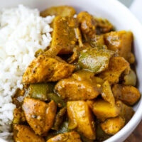 Jamaican chicken curry