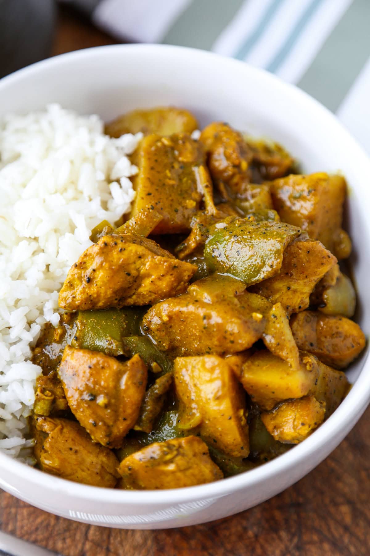 Jamaican chicken curry