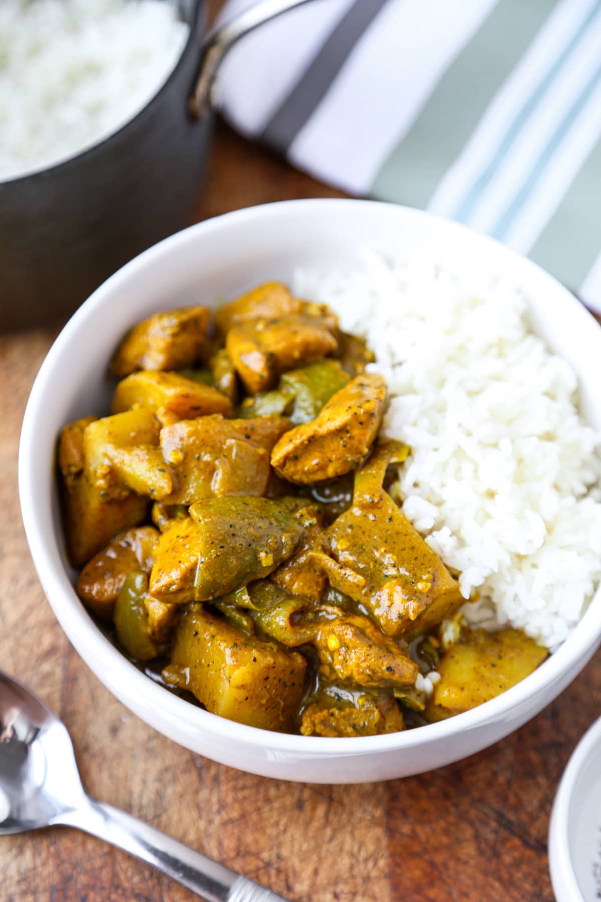 Jamaican chicken curry