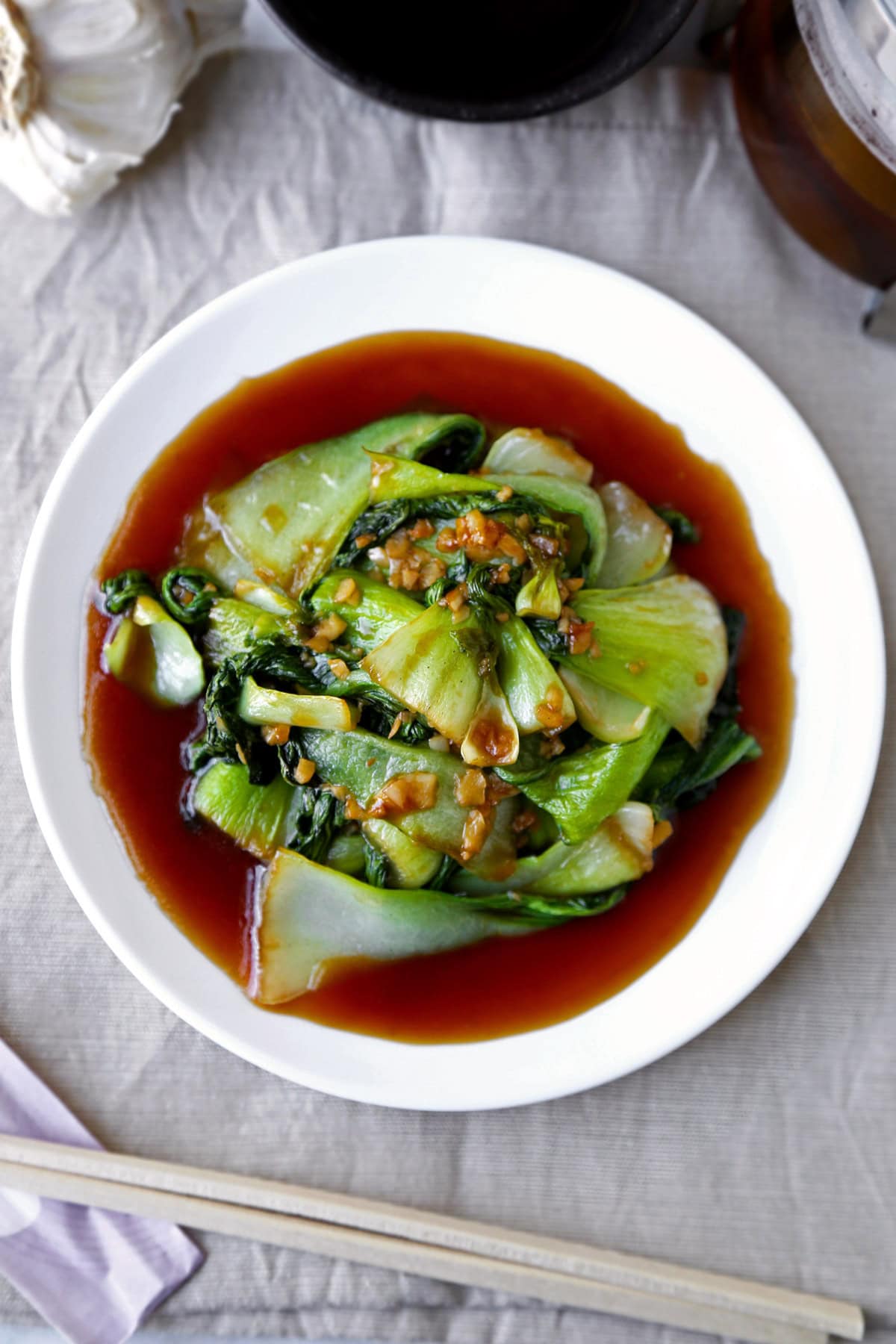 bok choy with garlic sauce