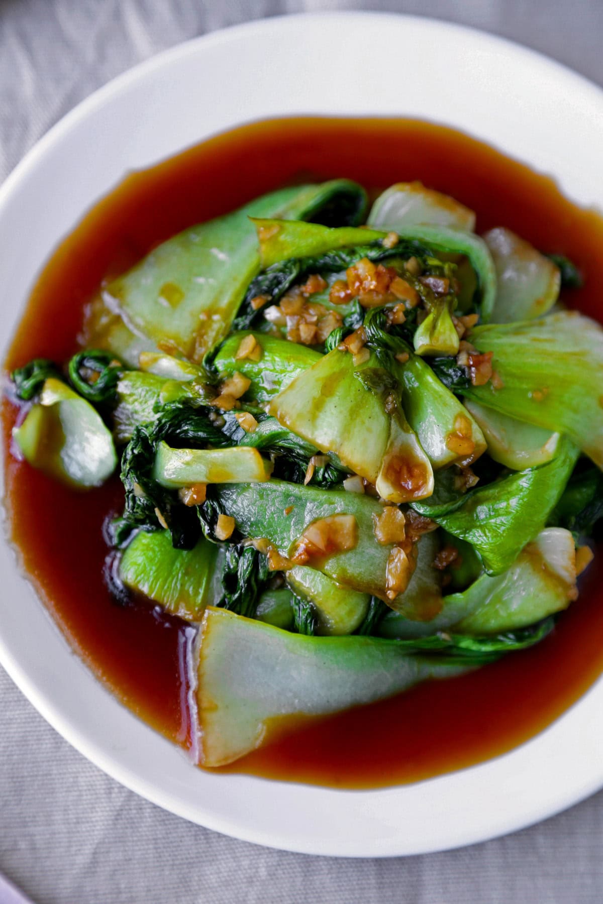 bok choy with garlic sauce