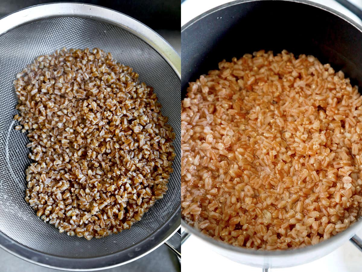 how to make farro