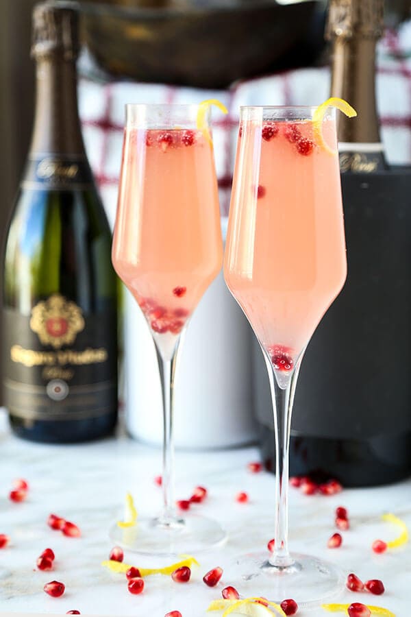 Pomegranate Spiked Cava | Pickled Plum