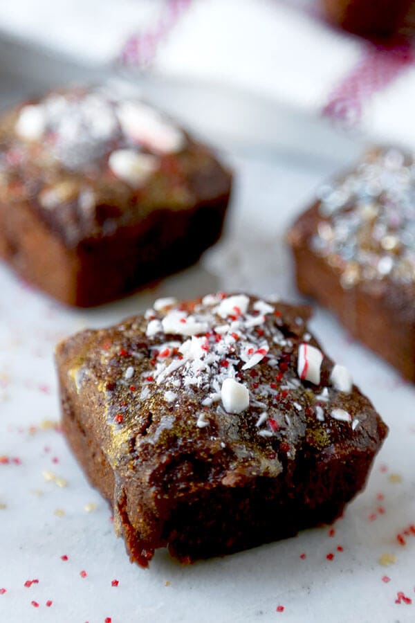 Golden Chocolate Tofu Brownies (Vegan) - Pickled Plum Food And Drinks