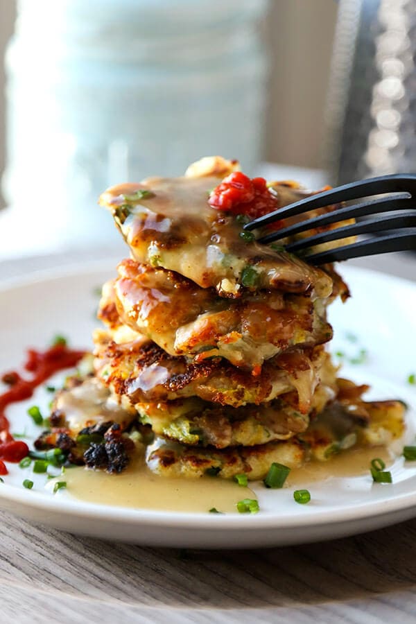 Leftover Turkey Dinner Hash - This savory Leftover Turkey Dinner Hash is a delicious way to repurpose a fridge full of leftovers after a big feast. 15 minutes and done. Brunch is served! Recipe, leftovers, turkey, hash, Thanksgiving, brunch | pickledplum.com