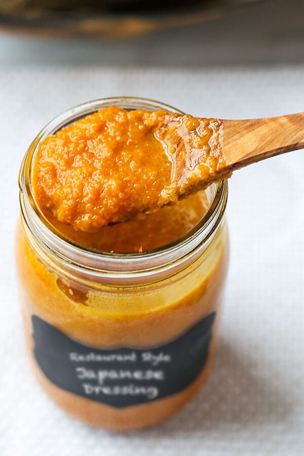 Japanese Carrot Ginger Salad Dressing (RestaurantStyle