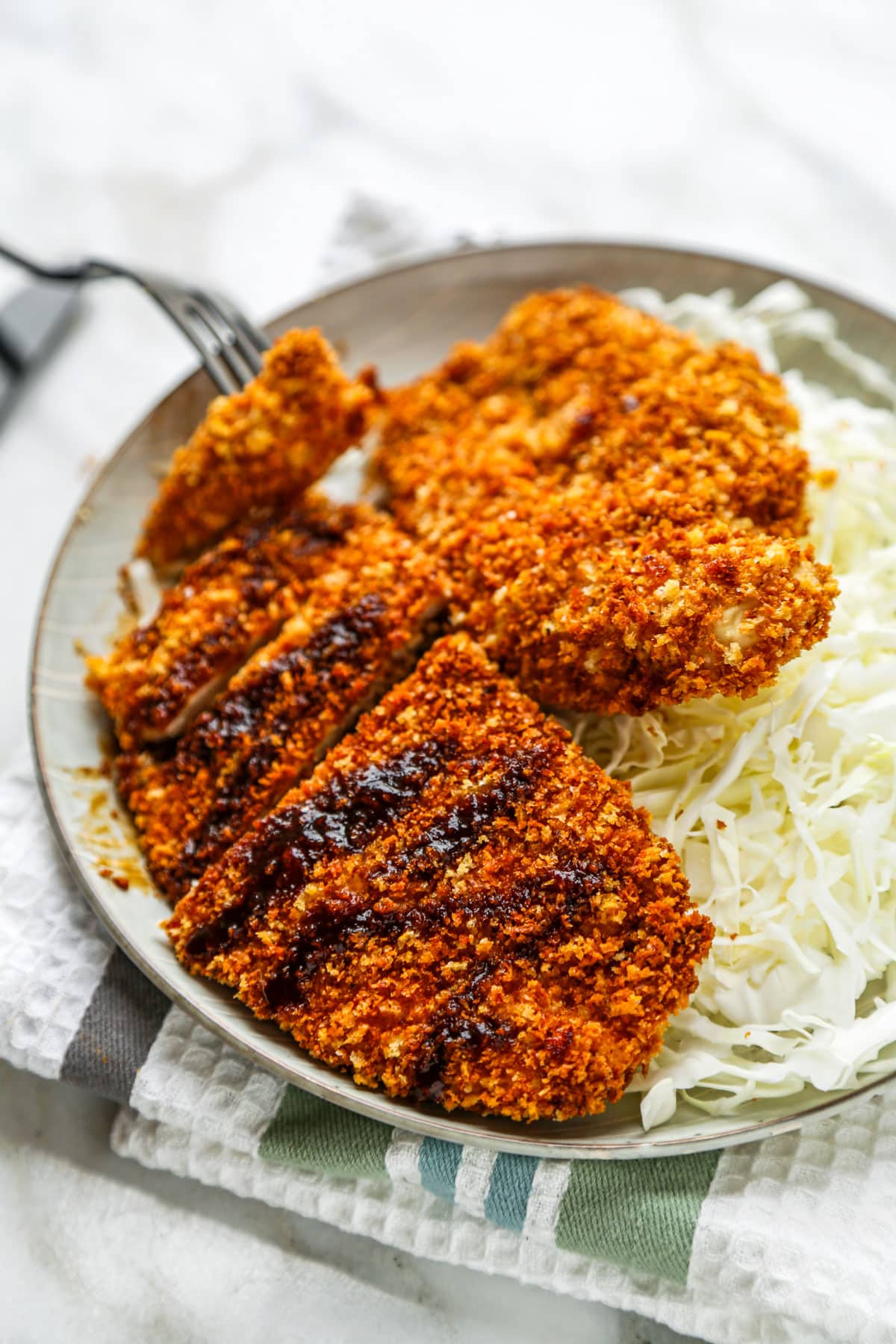 Baked chicken katsu