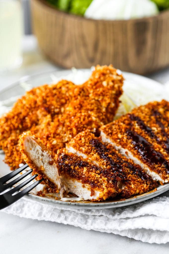 Crispy Baked Chicken Katsu | Pickled Plum