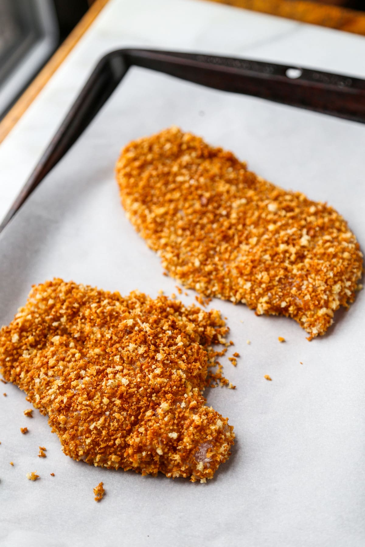 breaded chicken