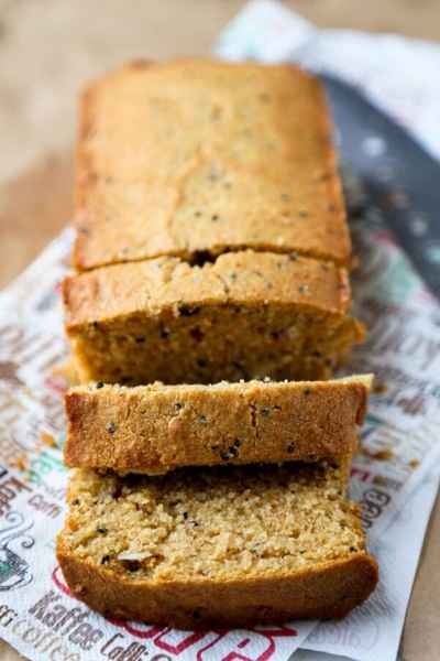 Sweet Potato And Black Sesame Pound Cake 