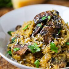 Savory Spaghetti Squash with Mushrooms-image