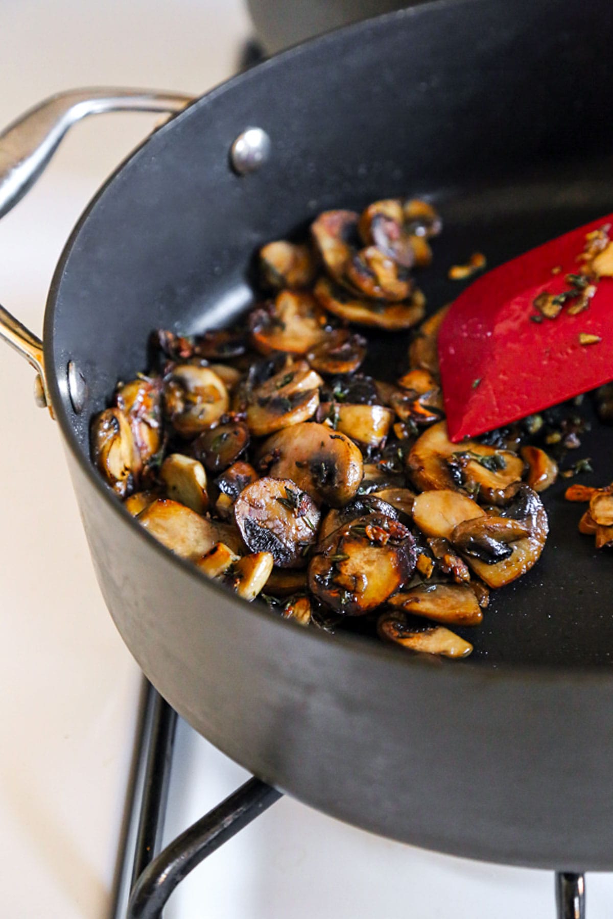 pan fried mushrooms