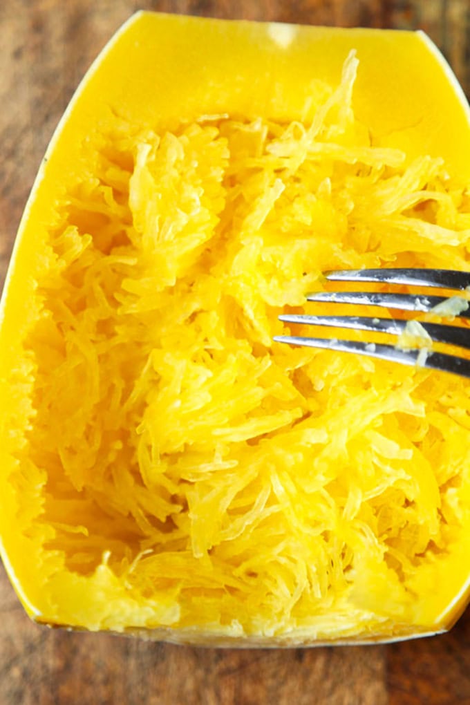 Savory Spaghetti Squash with Mushrooms | Pickled Plum