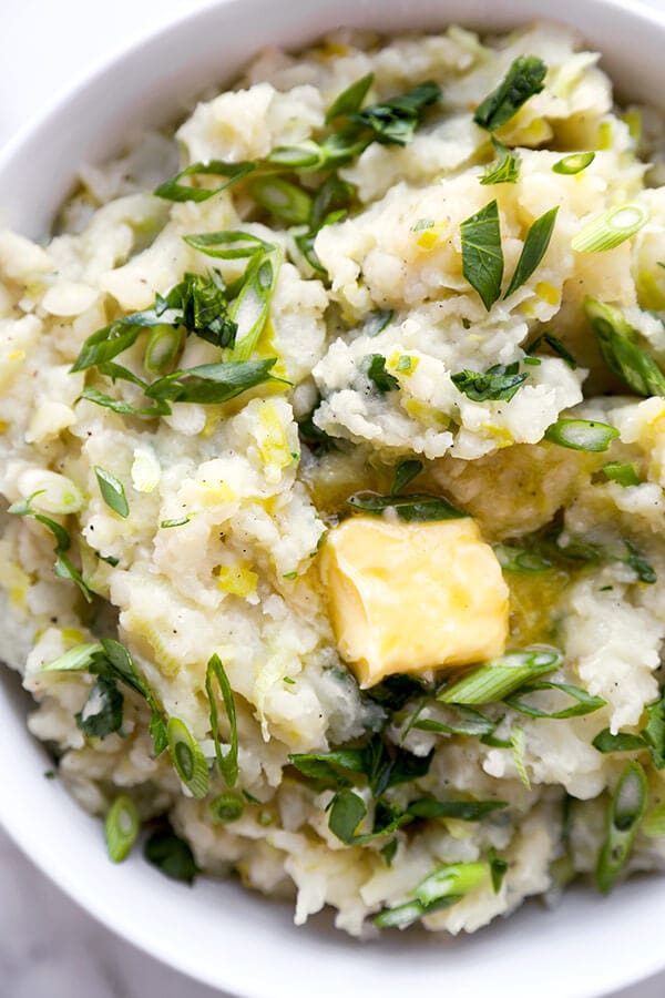 Colcannon Healthier With Leeks And Olive Oil Pickled Plum Food And Drinks