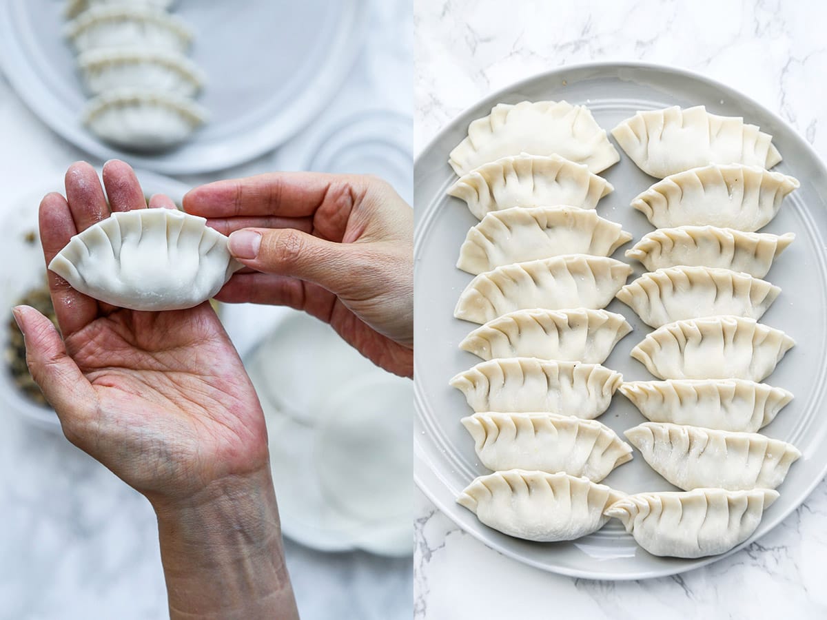fresh homemade dumplings