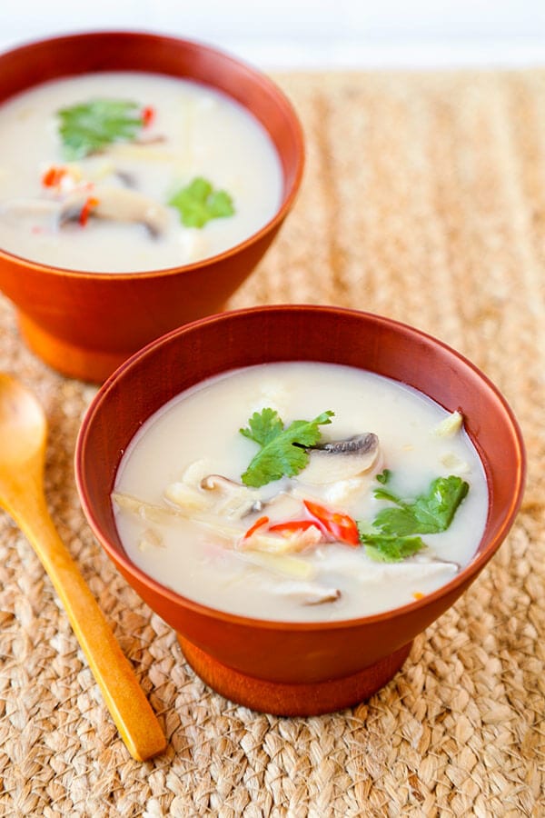 Thai Coconut Soup (Tom Ka) - Pickled Plum Food And Drinks