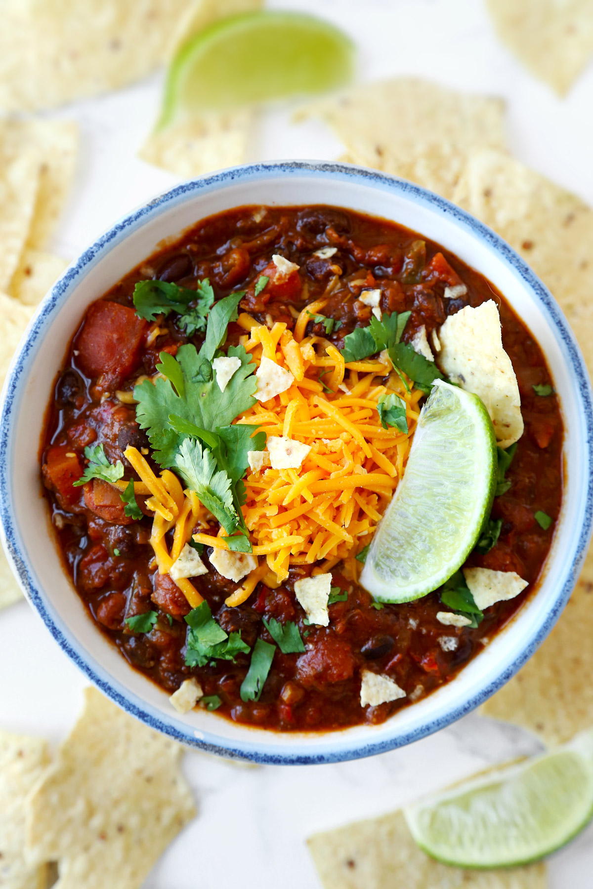 Vegetarian chili sin carne