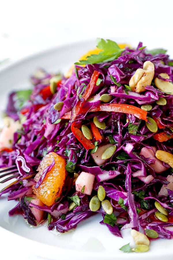 Detox Red Cabbage Slaw - Pickled Plum Food And Drinks