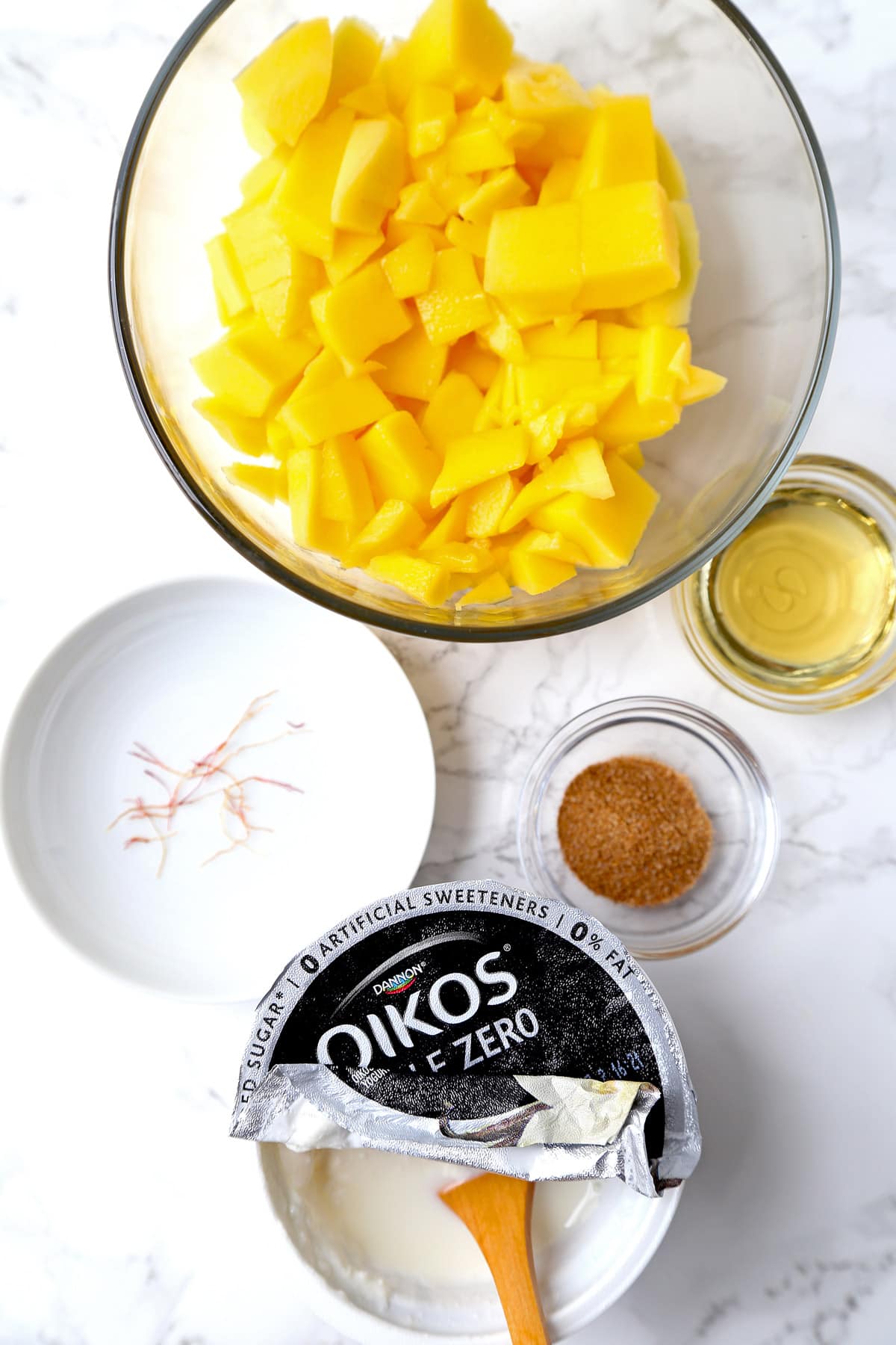 ingredients for mango lassi