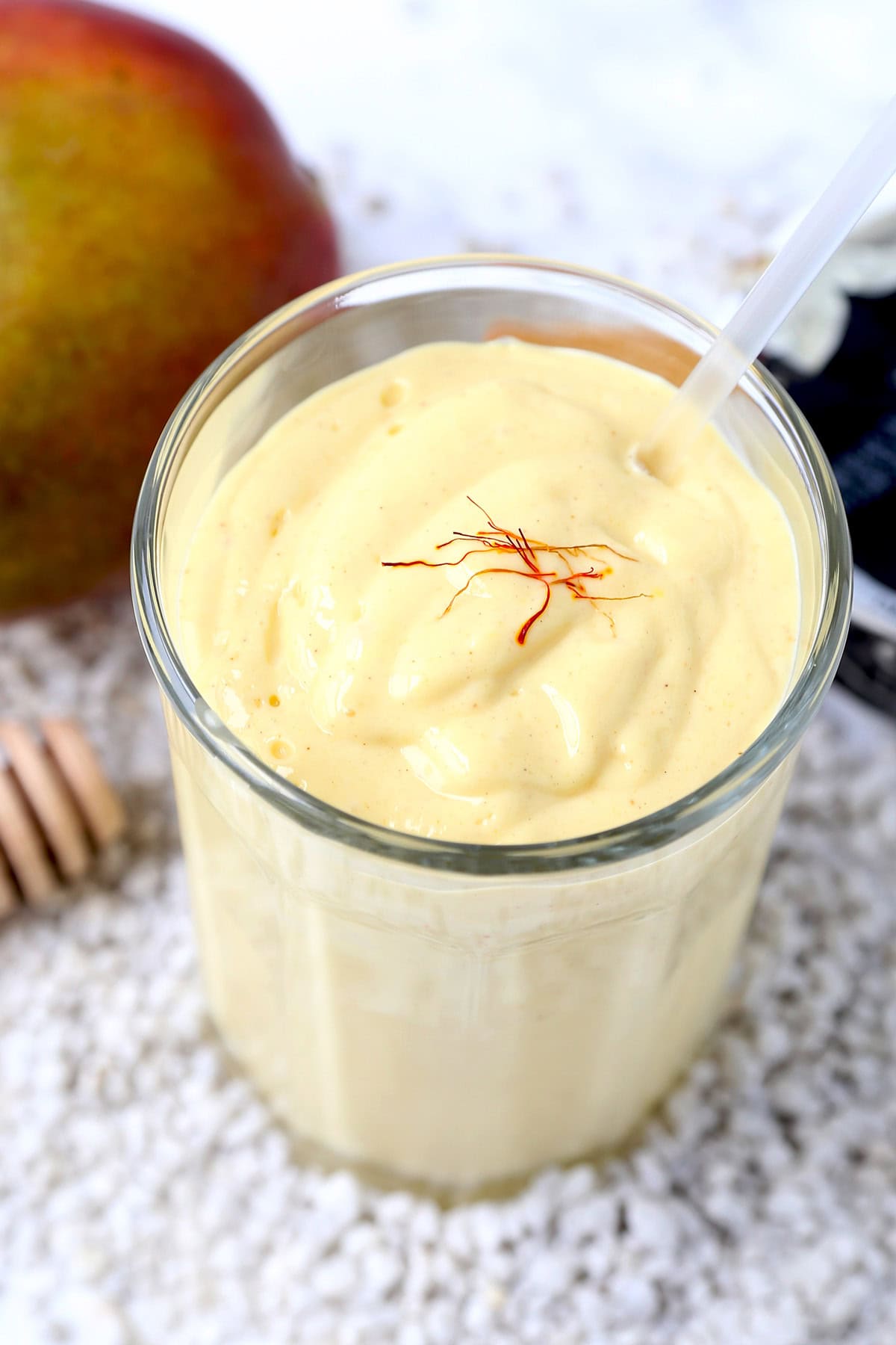 Refreshing Mango Lassi (without added sugars)