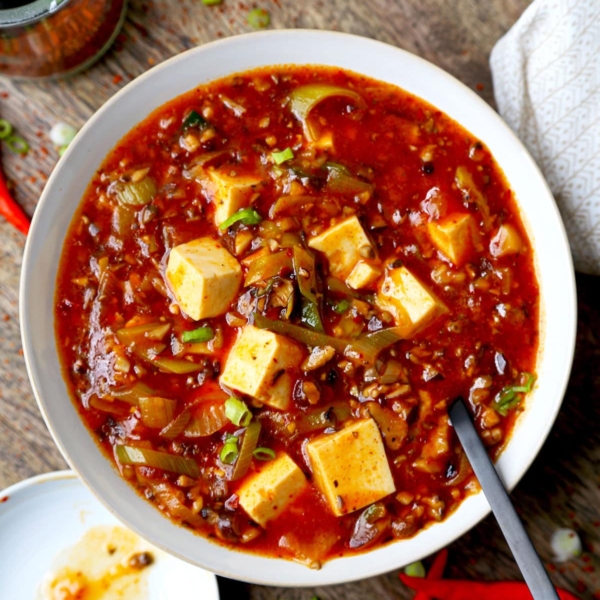 vegan mapo tofu