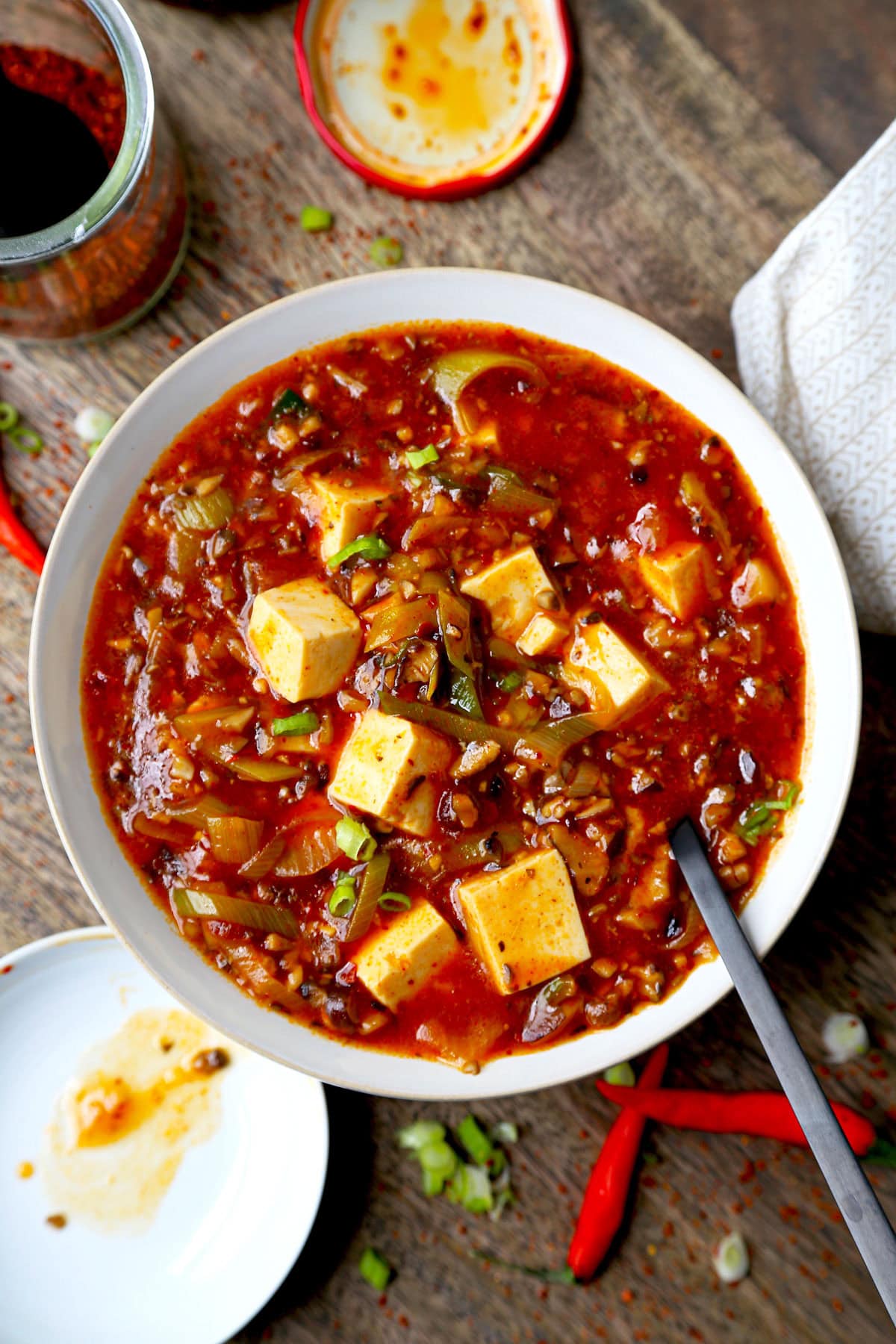 vegan mapo tofu