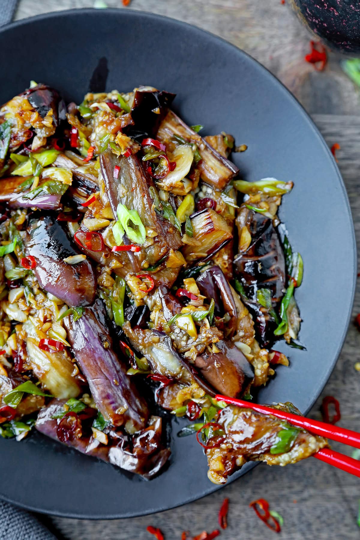 Chinese Eggplant With Garlic Sauce Pickled Plum 1806