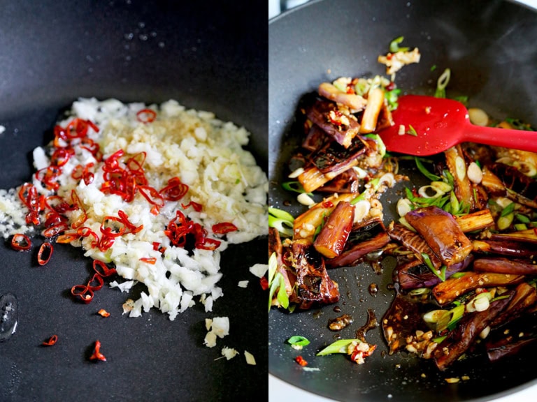 Chinese Eggplant with Garlic Sauce Pickled Plum