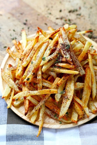 Oven Baked Za'atar Fries 