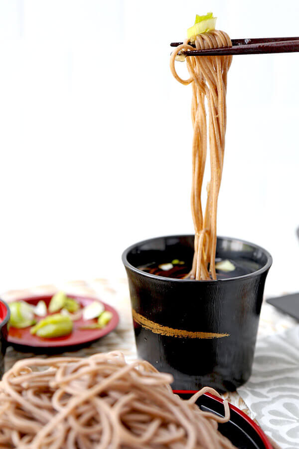 Zaru Soba (Cold Soba Noodles With Dipping Sauce) - Pickled 