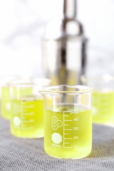 how to make green tea shot