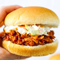 Jackfruit BBQ Pulled Pork Sandwich