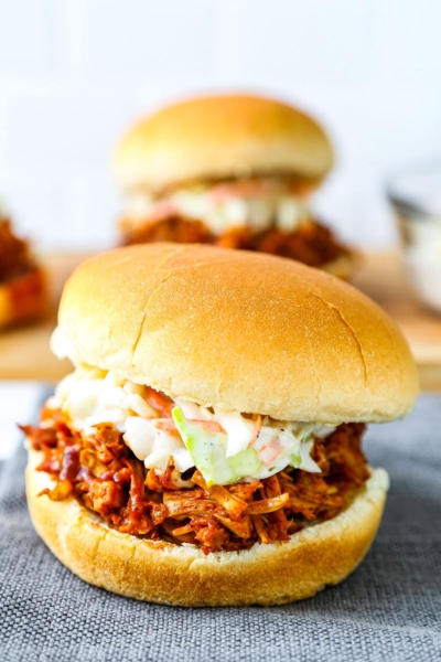 Jackfruit BBQ Pulled Pork Sandwich