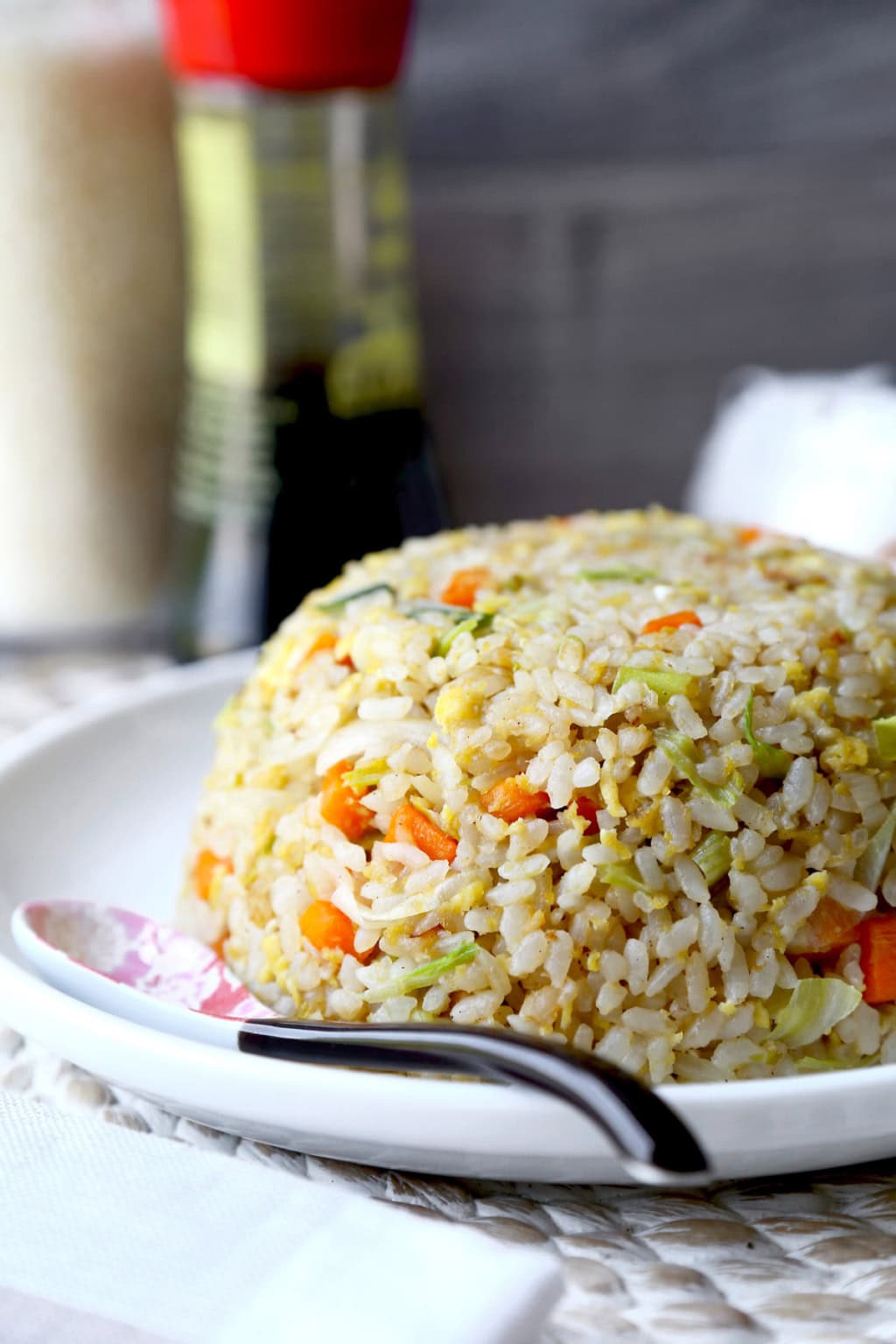 Japanese Fried Rice - Yakimeshi | Pickled Plum