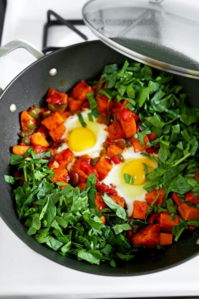 Harissa Sweet Potato Hash | Pickled Plum