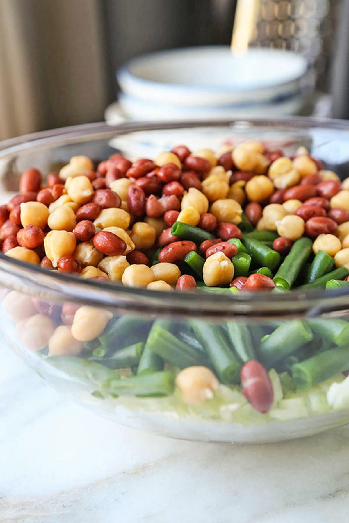 how to make a three bean salad