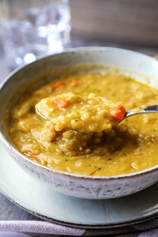 Vegetarian Split Pea Soup – A Couple Cooks