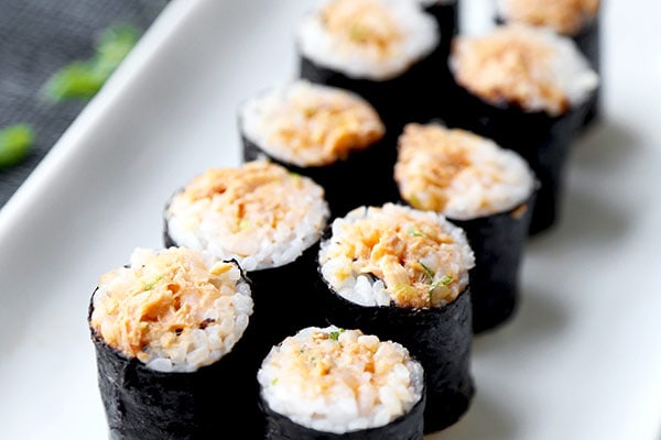 Spicy Salmon Nori Wraps  Wild Planet Foods recipe