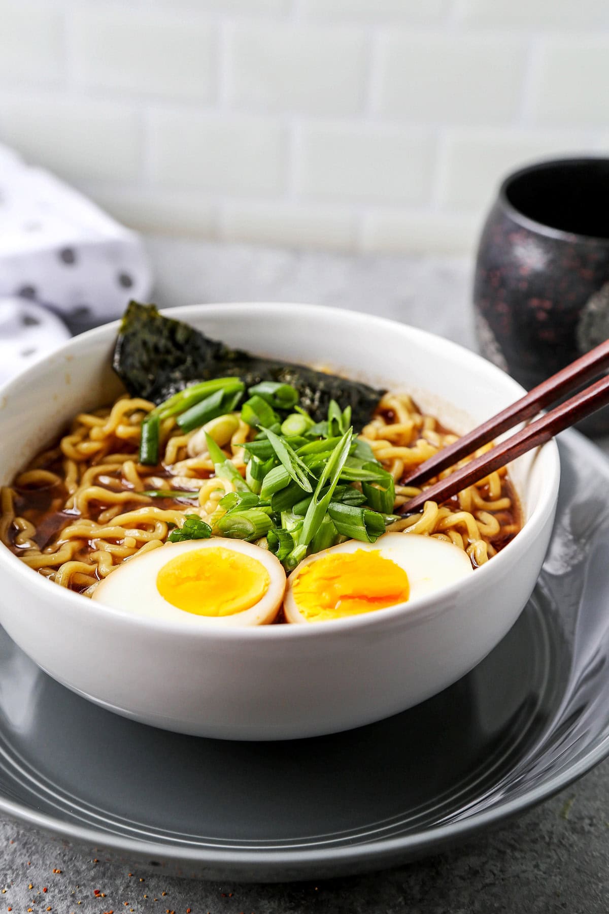 shoyu ramen (soy sauce broth ramen)