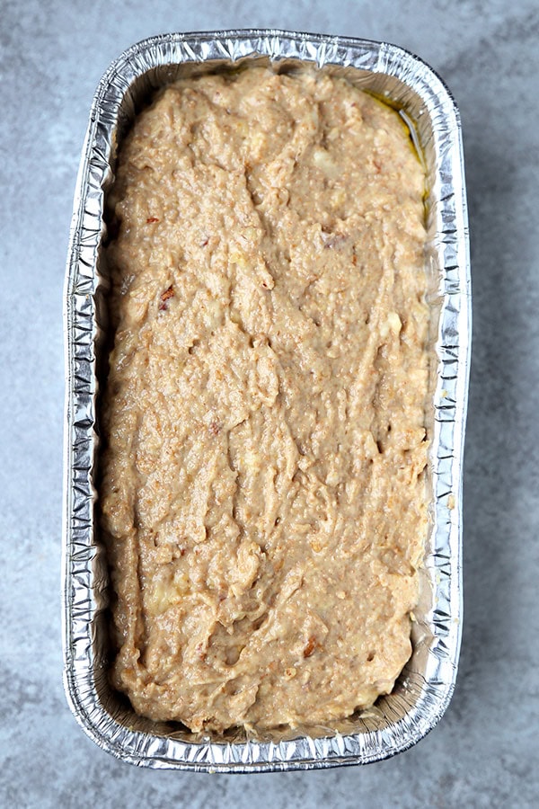 banana bread dough