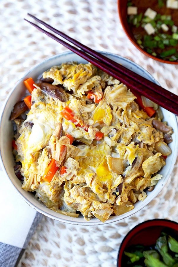 Vegetable Oyakodon - 野菜 たっぷり親子丼 - Pickled Plum Food And Drinks