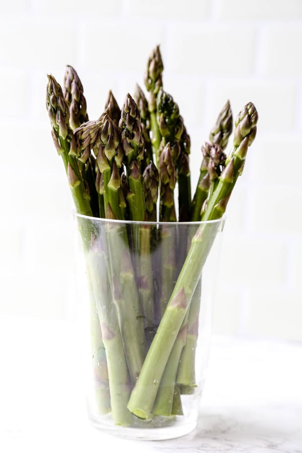 fresh asparagus stalks