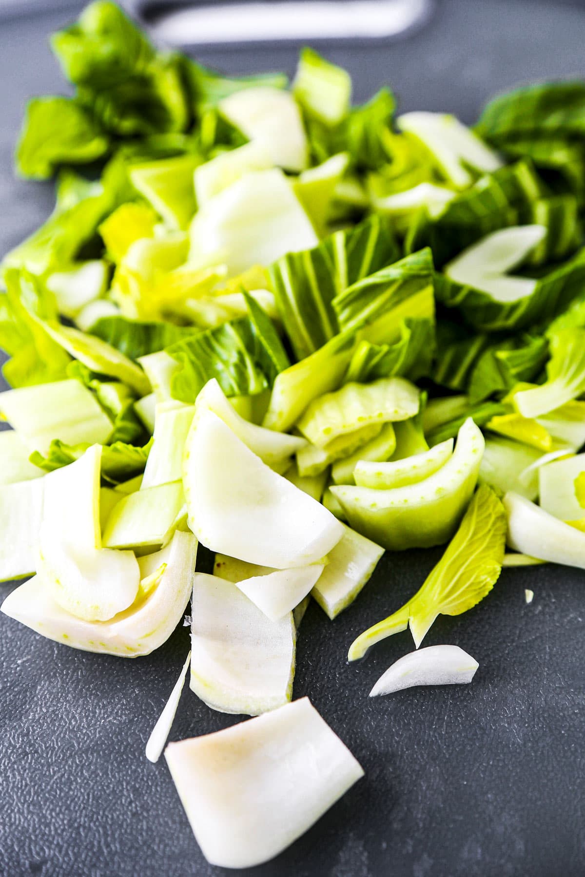 chopped bok choy