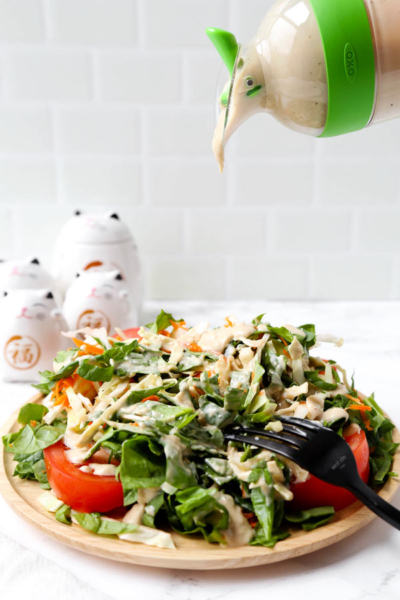 Creamy Tofu Ginger Salad Dressing | Pickled Plum