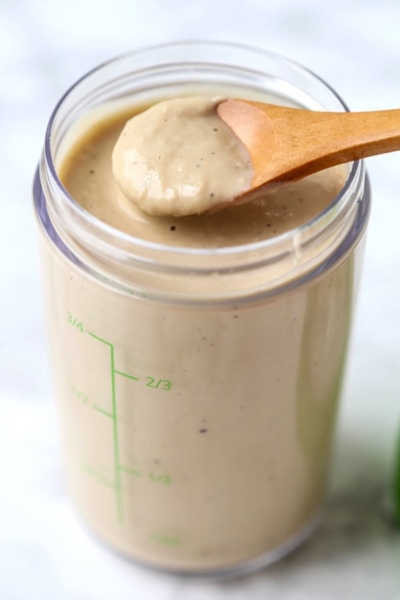 Creamy Tofu Ginger Salad Dressing | Pickled Plum