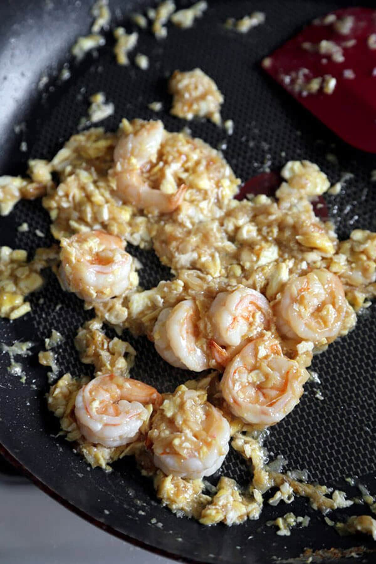 shrimp and eggs