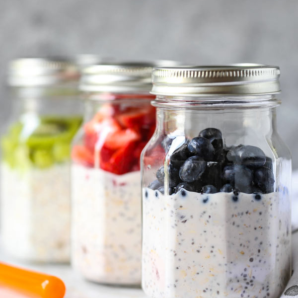 Fruity Overnight Oats Pickled Plum