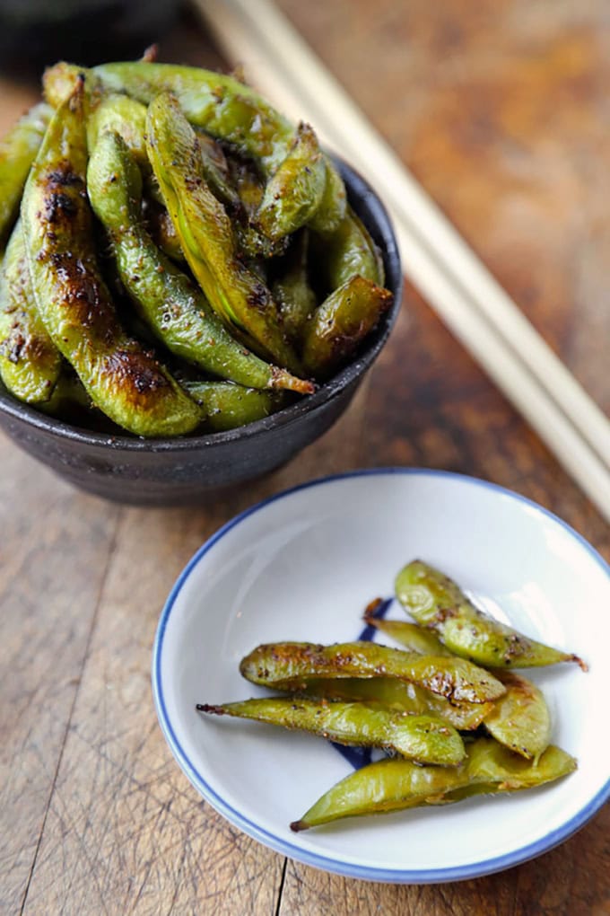 Edamame with Soy and Sesame Sauce | Pickled Plum