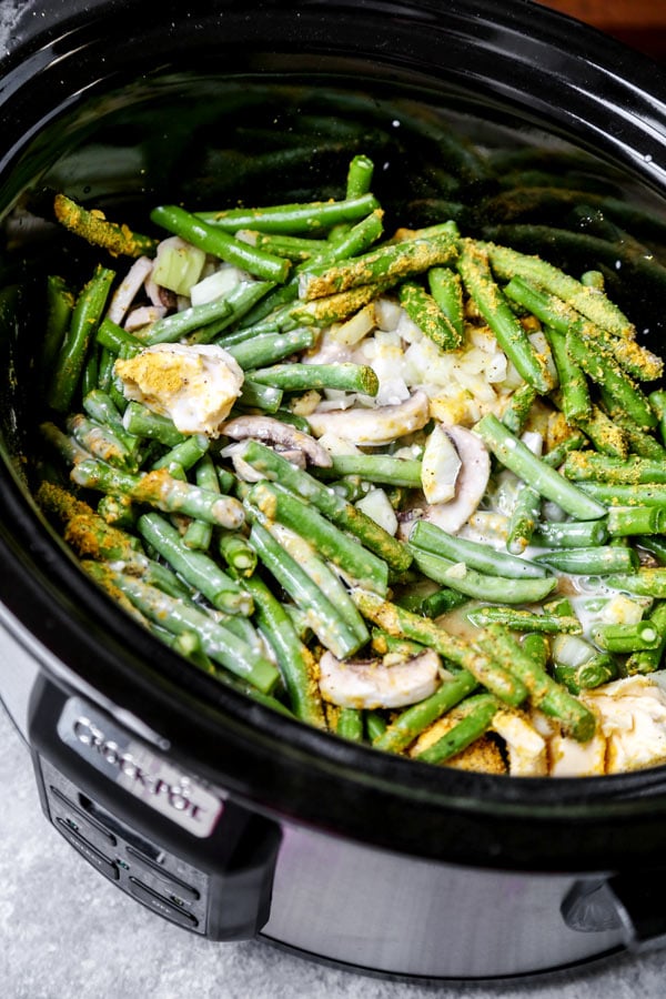 Slow Cooker Green Bean Casserole - Slow Cooker Gourmet