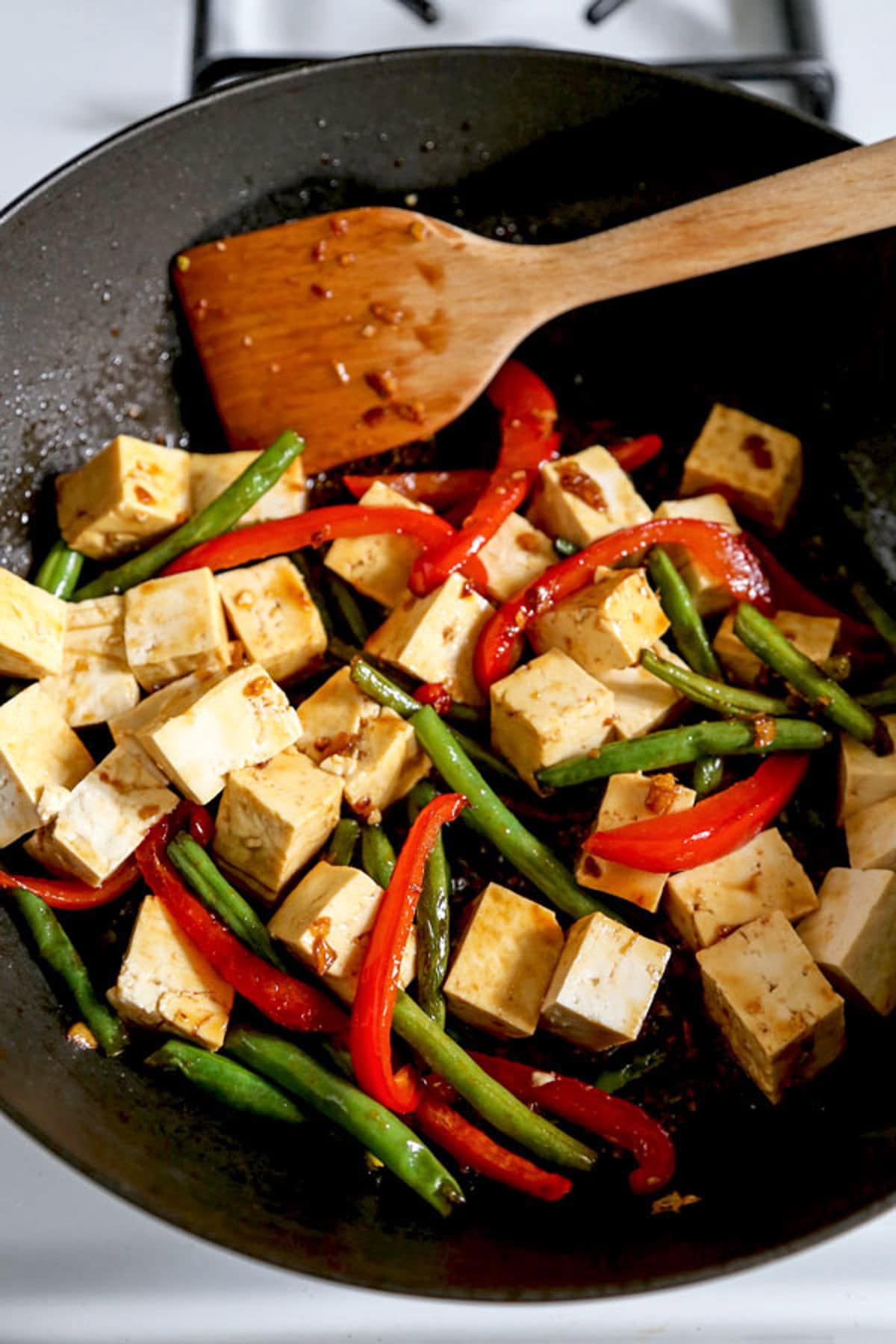 Honey Ginger Tofu Stir Fry